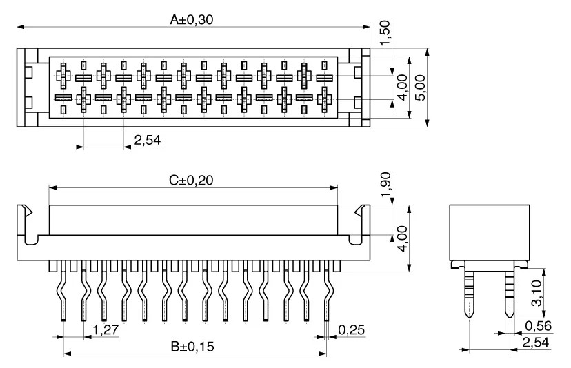 Press-Fit Stacking Connectors - TE Connectivity - Connectors