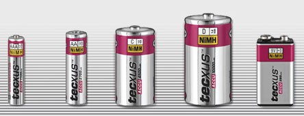 Vylepšené akumulátory a baterie značky Tecxus